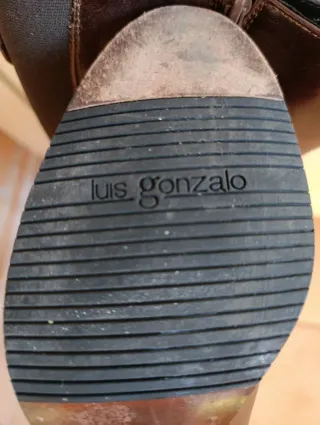 Botas de cuero Luis Gonzalo talla 38