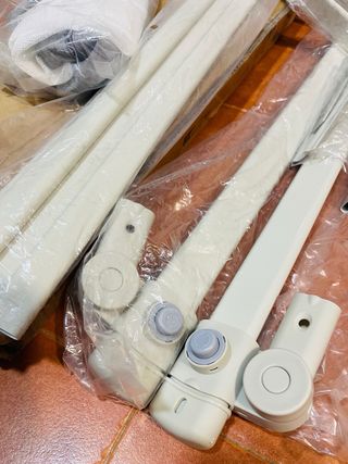 Barrera Cama Bebé 150cm Gris