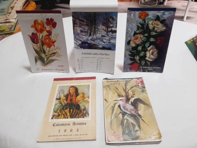 Calendários Artísticos 1973-1974