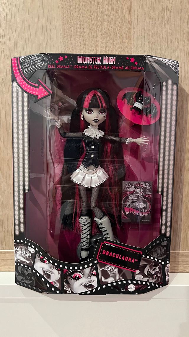 Monster High Draculaura Reel Drama Muñeca