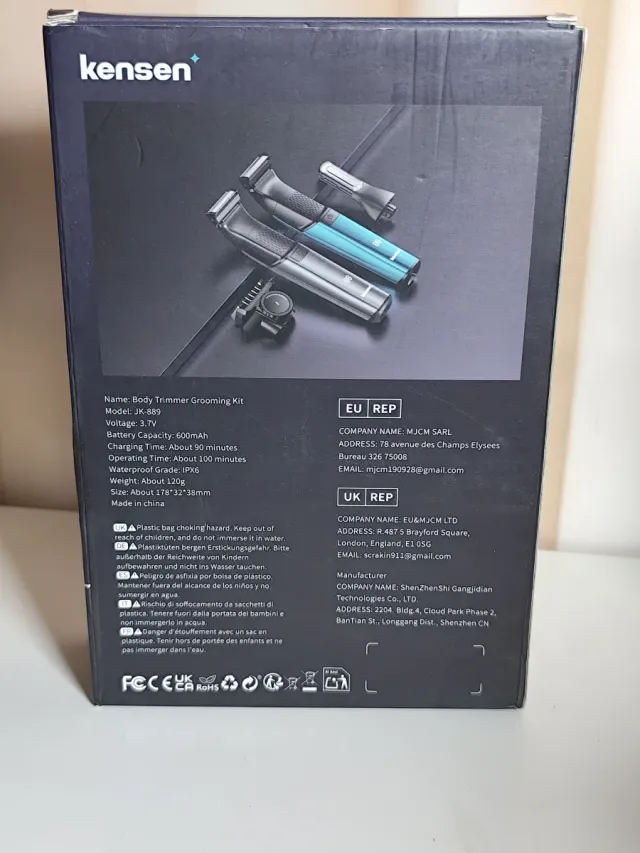 Afeitadora Kensen Series S15 Body Trimmer Grooming