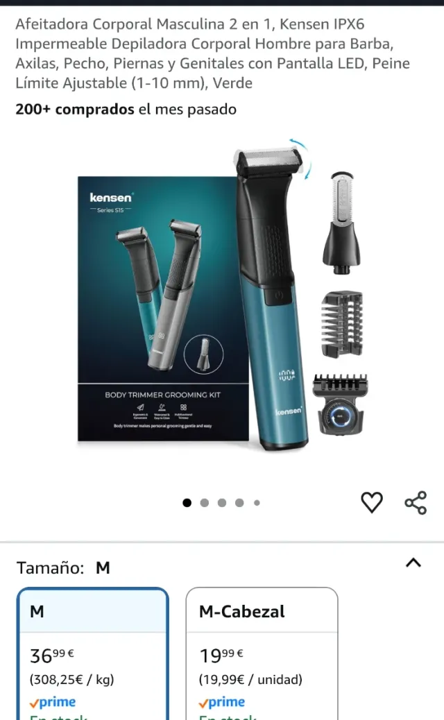 Afeitadora Kensen Series S15 Body Trimmer Grooming