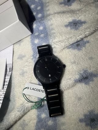 Reloj Lacoste Negro Nuevo