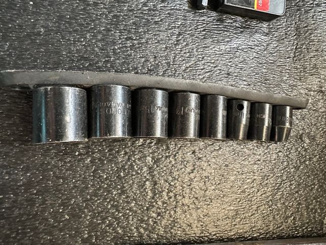 Juego 8 vasos 1/2 Allen Cromados