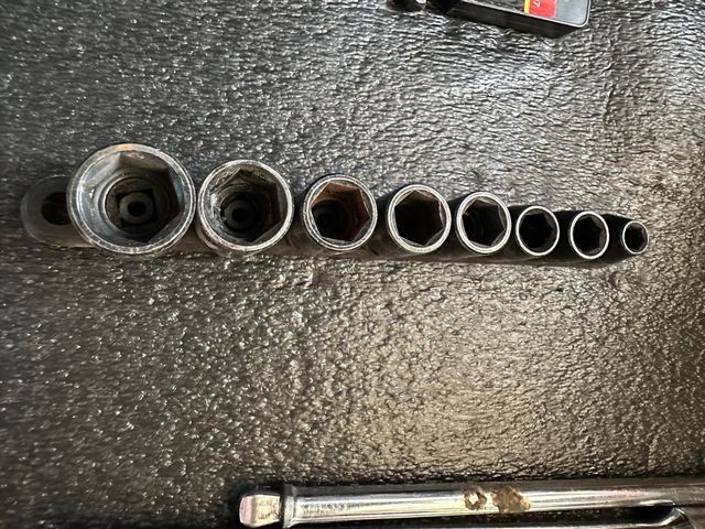 Juego 8 vasos 1/2 Allen Cromados