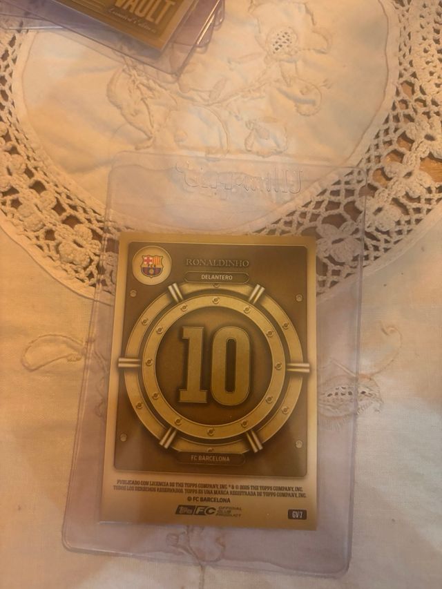 Ronaldinho Gold Vault Topps