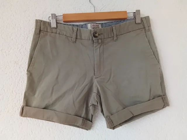 Pantalón Zara Man Beige Talla L