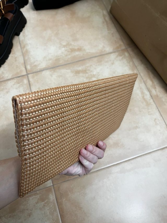 Bolso de fiesta estampado serpiente