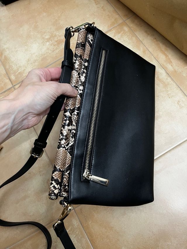 Bolso de fiesta estampado serpiente