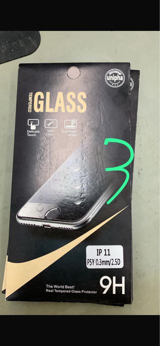 Lote Protectores Pantalla Unipha 11 Pro Max/XS Max