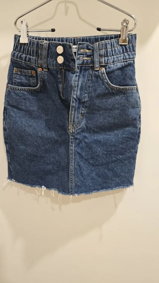 Falda vaquera con elástico