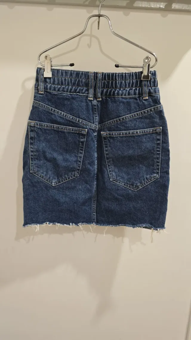 Falda vaquera con elástico