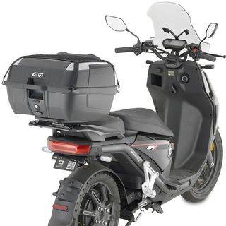 BAUL GIVI 45 MONOLOCK CON PARRILLA RESPALDO Y RED