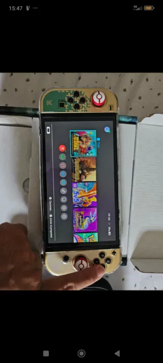 Nintendo Switch OLED Edición Zelda Tears Kingdom