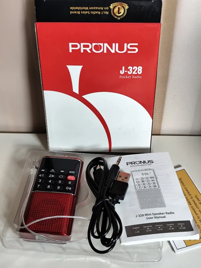 Radio Grabadora MP3 Roja