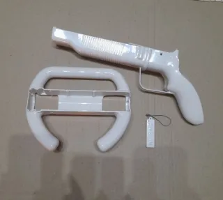 NUEVO.Accesorios wii-U. Pistola+volante+fundas