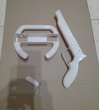 NUEVO.Accesorios wii-U. Pistola+volante+fundas