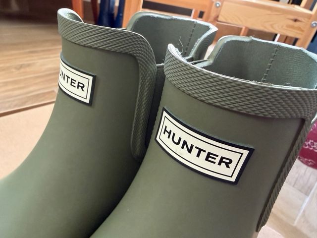 Botas de agua Hunter verdes.