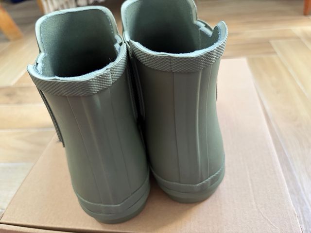 Botas de agua Hunter verdes.