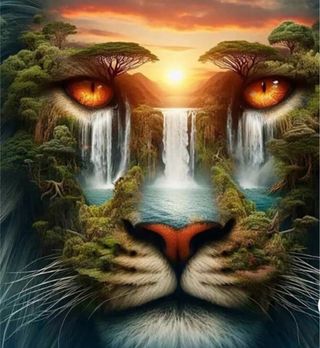 Espectacular lienzo de diamantes hecho por mi