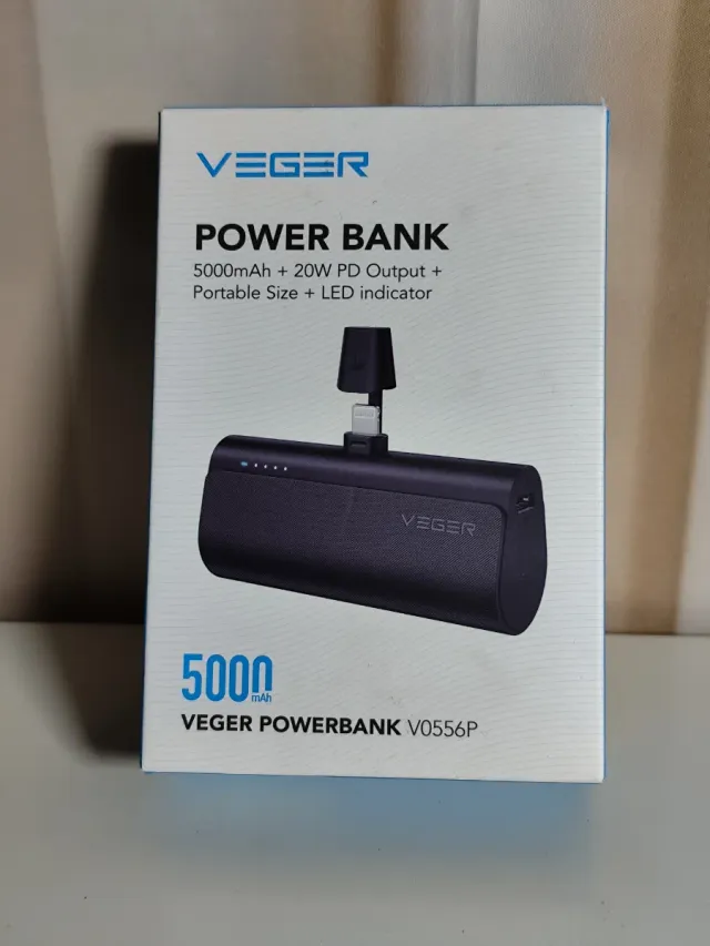 VEGER Power Bank 5000mAh 20W PD