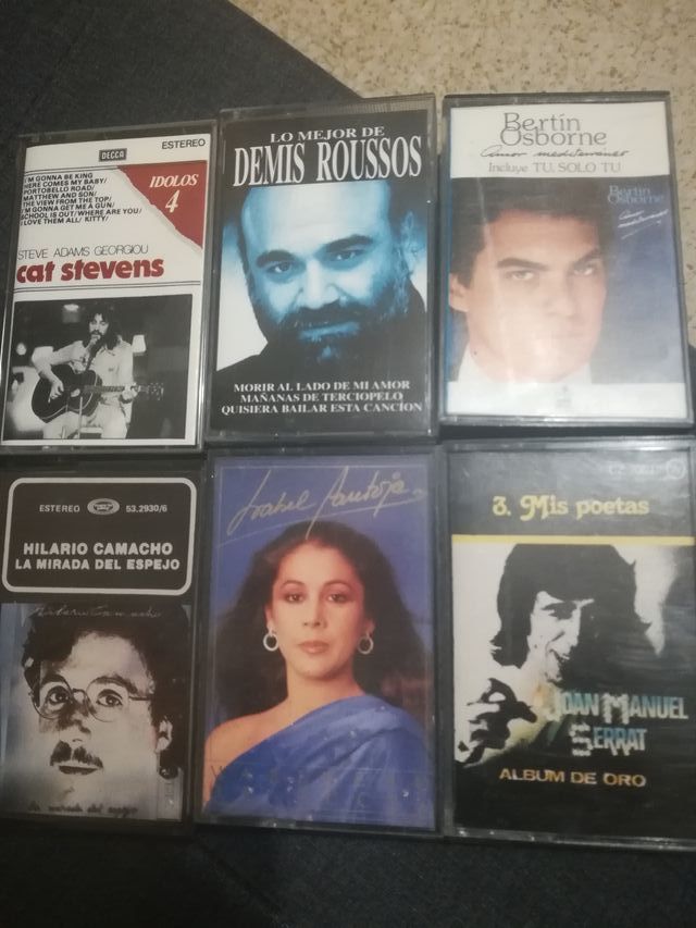 Lote de cassette musicali di vari artisti