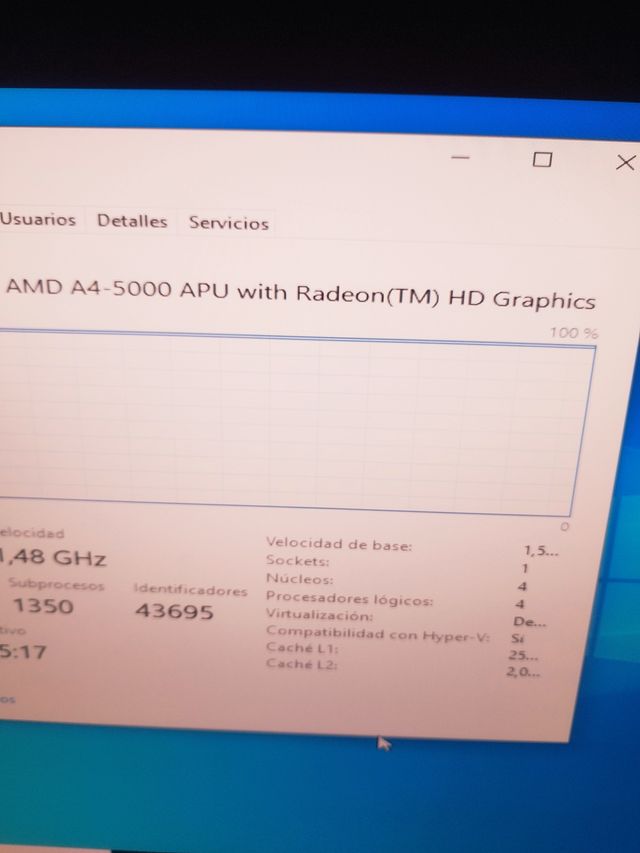 Ordenador HP ProDesk AMD-A4