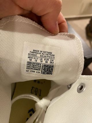 Converse Chuck Taylor All Star Hi Blancas