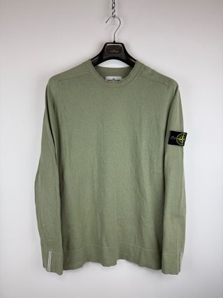 Green Stone Island sweater