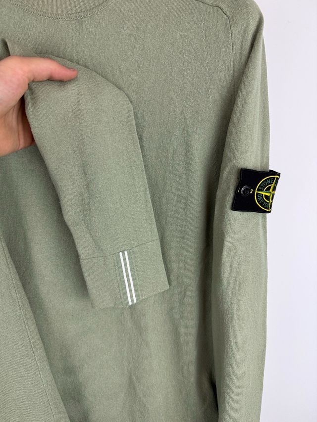 Green Stone Island sweater