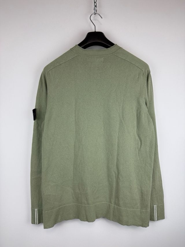 Green Stone Island sweater