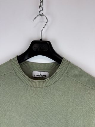 Green Stone Island sweater