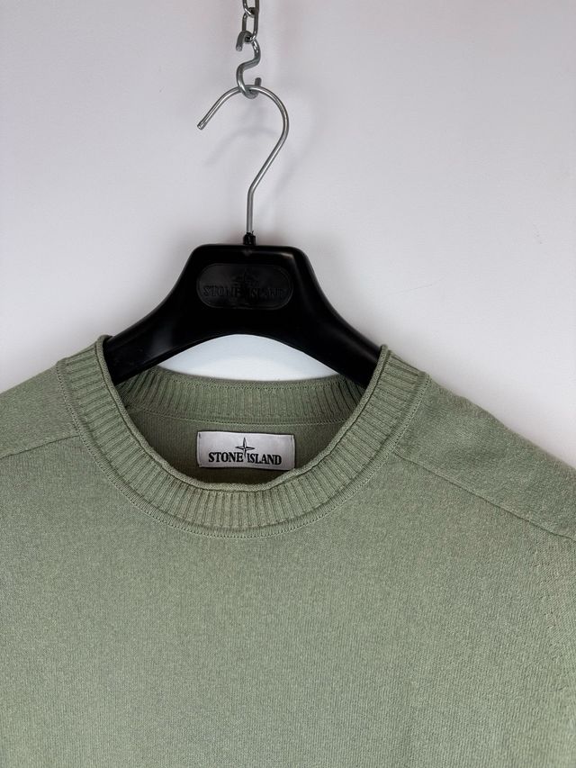 Green Stone Island sweater