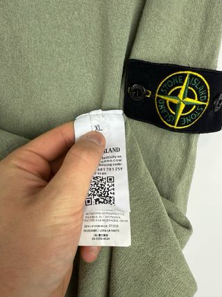 Green Stone Island sweater