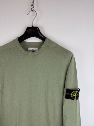 Green Stone Island sweater
