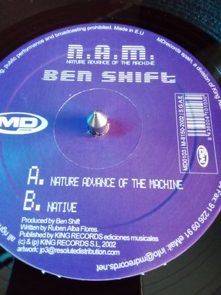 BEN SHIFT - N.A.M. NATURE - VINILO REMEMBER