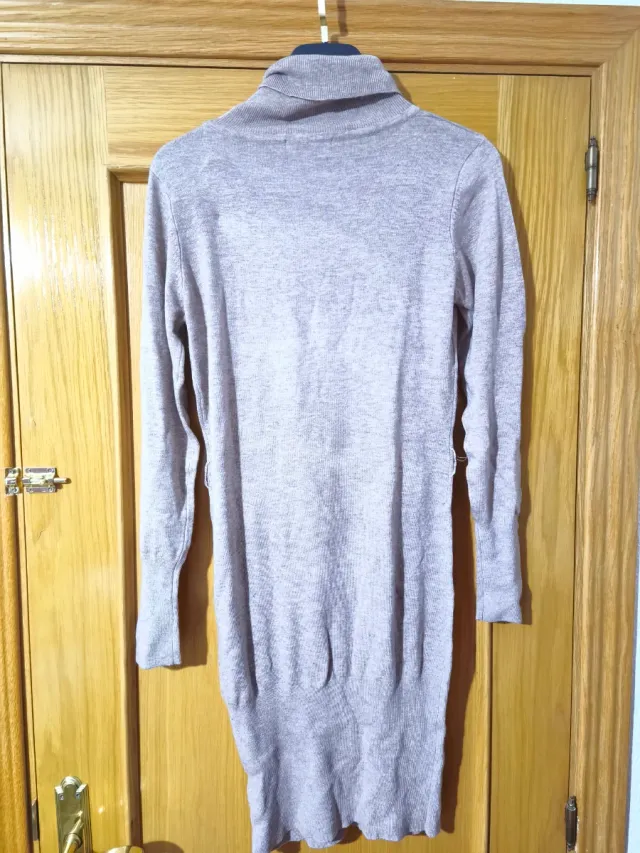 Jersey de cuello alto gris