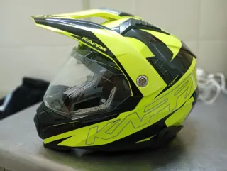 Casco Moto/Patineta Amarillo y Negro