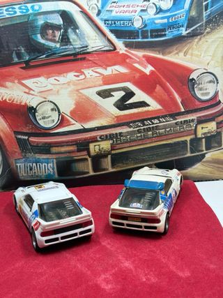 Scalextric 2 coches rally Ford Sierra RS Cosworth