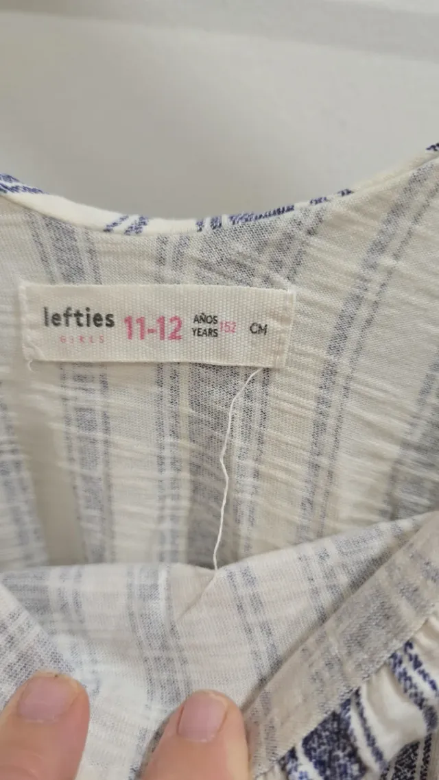 Mono corto de tirantes a rayas