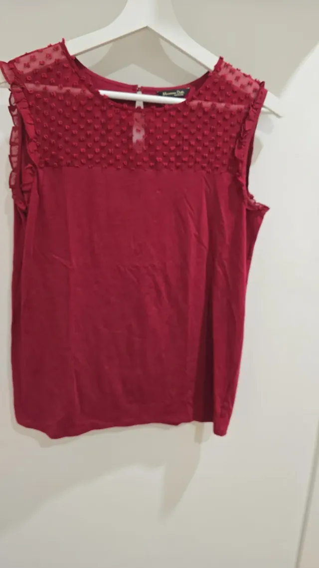 Top granate con plumeti