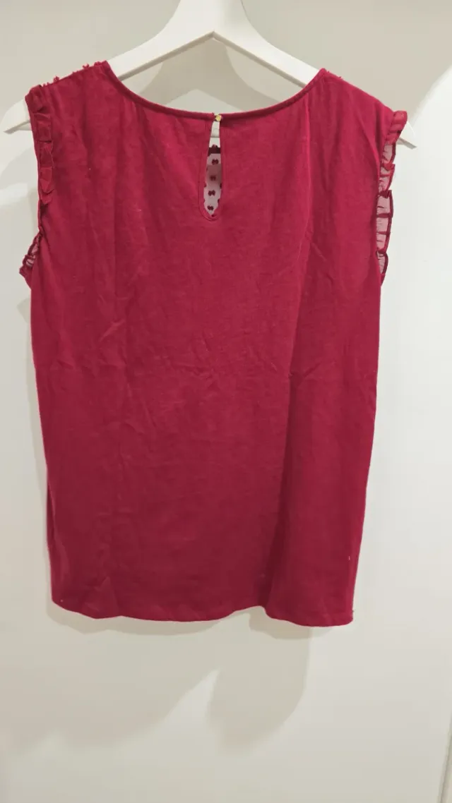 Top granate con plumeti