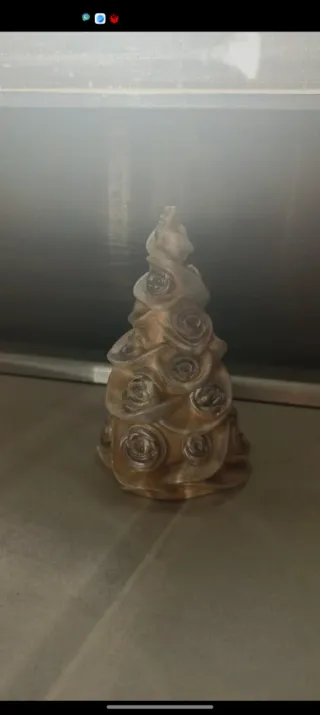 Albero decorativo rose oro e argento