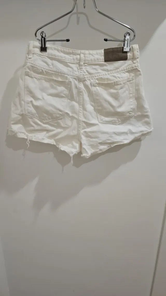 Vaquero corto blanco Brownie