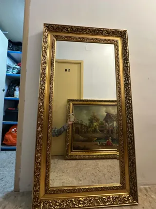 Vari quadri ad olio e specchio Il prezzo per confezione