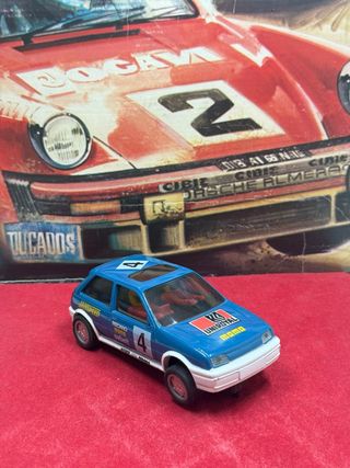 Scalextric Coche Azul Rally 4