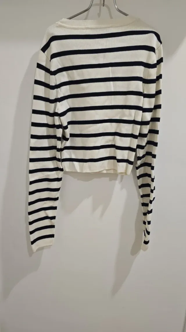 Jersey Zara rayas negras talla L