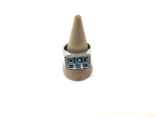 anillo oro 18k con piedra