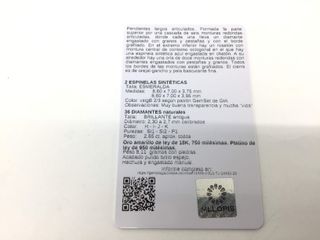 pendientes oro 18k con piedra