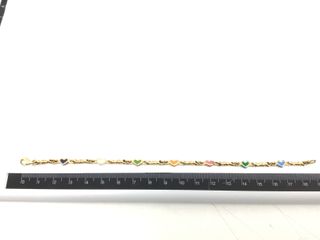 pulsera oro 18k con piedra